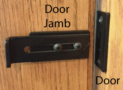 privacy barn door lock
