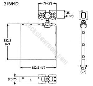 pacer door roller