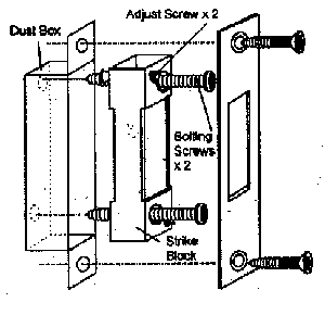 KEYED POCKET DOOR LOCK