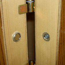 magnetic sliding door holder