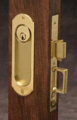 keyed pocket door locks
