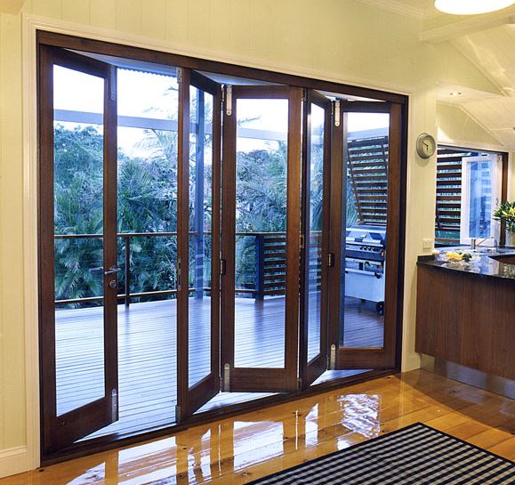 exterior folding door