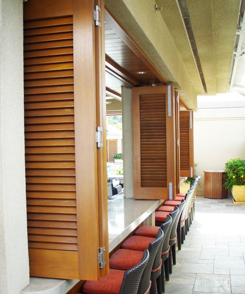 exterior folding door