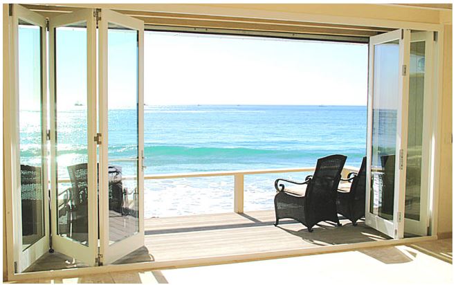 exterior folding door