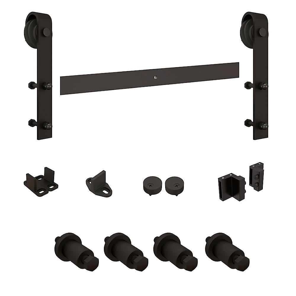 Stanley National Hardware Bypass Door Sliding Closet Track Kit Dandk