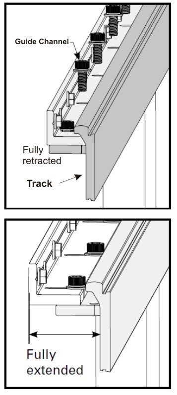 consealed fasterner barn door track