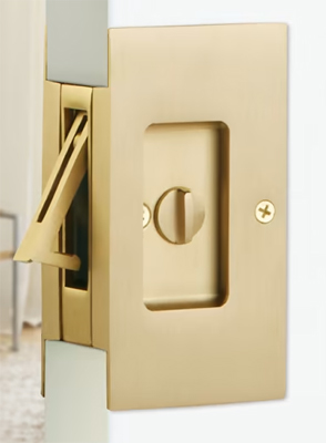 modern pocket door lock