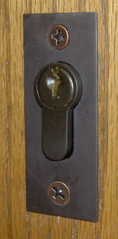 keyued pocket door