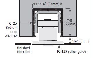 kt23 bottom guide