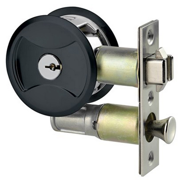 cavity keyed lock black