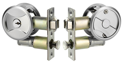 cavity keyed pockset door lock