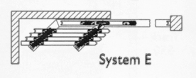 stacking door hardware system E