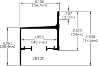 johnson hardware wall mount kit