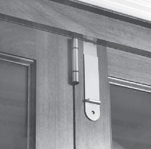 folding door flush bolt