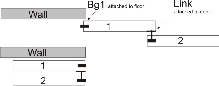 thumbnail image 2 of 8 Pcs Barn Door Floor Guides - Black Sliding Door Track Guide For Closet & Pocket Doors 2 of 9