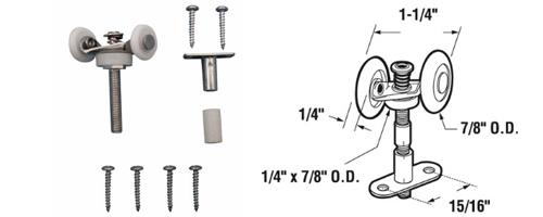 16465 pocket door roller