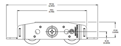 STAINLESS PATIO DOOR ROLLER