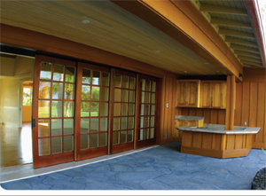 Exterior sliding door kits