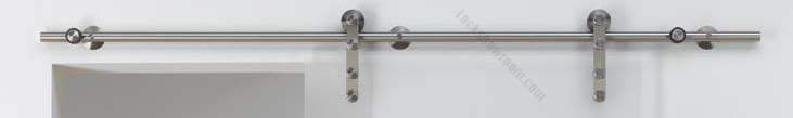 stainless door track